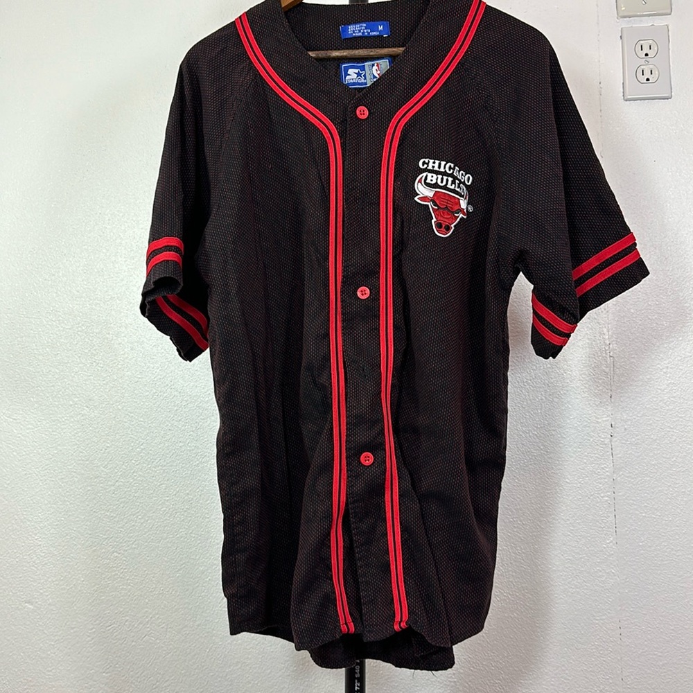 Starter Jersey Shirt Chicago Bulls Size M NBA Retro Vintage Bulls jersey